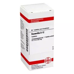 RAUWOLFIA D 12 δισκία, 80 κάψουλες