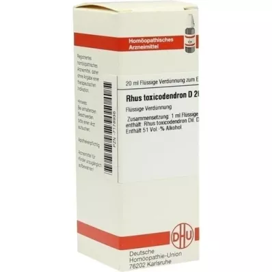RHUS TOXICODENDRON D 200 αραίωση, 20 ml