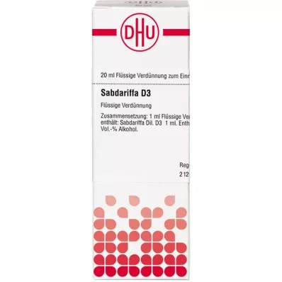 SABDARIFFA Αραίωση D 3, 20 ml