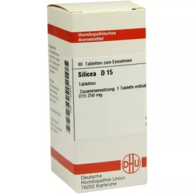 SILICEA D 15 δισκία, 80 κάψουλες