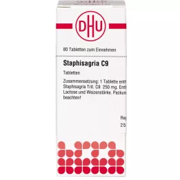 STAPHISAGRIA C 9 δισκία, 80 κάψουλες