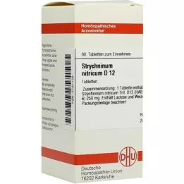 STRYCHNINUM NITRICUM D 12 δισκία, 80 κάψουλες