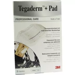 TEGADERM 3M Plus Pad 5x7 cm προκατασκευασμένο σύνθετο.3582NP, 5 τεμ