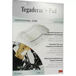 TEGADERM 3M Plus Pad 9x15 cm έτοιμο προς χρήση.3589NP, 5 τεμ