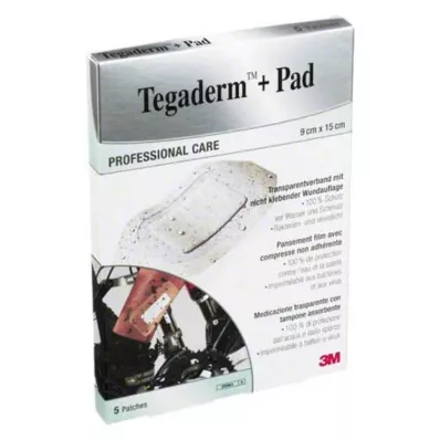 Tegaderm 3M Plus Pad 9x15cm σοβάς 3589NP, 5 τεμ