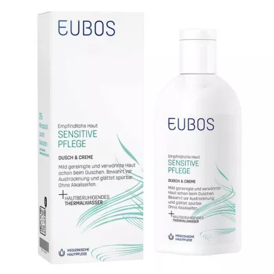 EUBOS SENSITIVE Ντους &amp; Κρέμα, 200 ml
