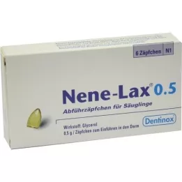 NENE LAX 0,5 Suppos. για βρέφη, 6 τεμάχια