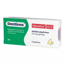 NENE LAX 0,5 Suppos. για βρέφη, 6 τεμάχια