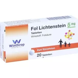 FOL Ταμπλέτες Lichtenstein 5 mg, 20 τεμάχια