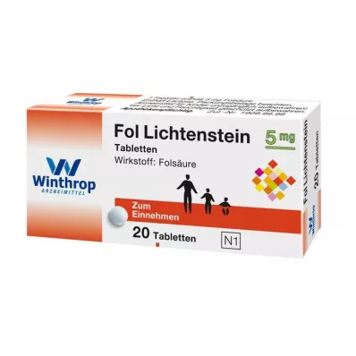 Fol Lichtenstein 5 mg δισκία, 20 τεμ