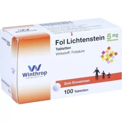 FOL Ταμπλέτες Lichtenstein 5 mg, 100 τεμάχια