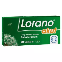 LORANO οξέα δισκία, 20 τεμάχια