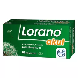 LORANO οξέα δισκία, 50 τεμάχια