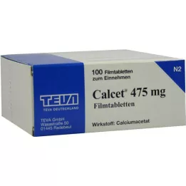 CALCET 475 mg επικαλυμμένα με λεπτό υμένιο δισκία, 100 τεμάχια