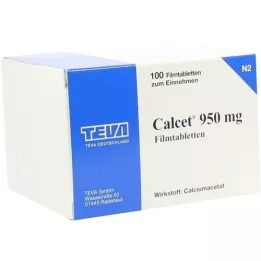 CALCET 950 mg επικαλυμμένα με λεπτό υμένιο δισκία, 100 τεμάχια