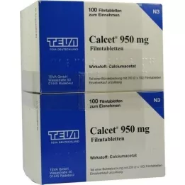 CALCET 950 mg επικαλυμμένα με λεπτό υμένιο δισκία, 200 τεμάχια