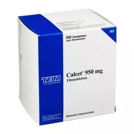 Calcet 950 mg επικαλυμμένα με λεπτό υμένιο δισκία, 200 τεμ