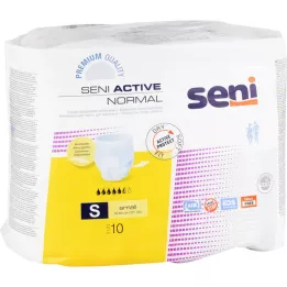 SENI Active Normal σλιπ ακράτειας μιας χρήσης S, 10 τεμάχια
