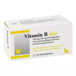 VITAMIN B DUO Επικαλυμμένα με λεπτό υμένιο δισκία, 20 τεμάχια