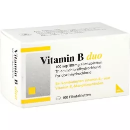 VITAMIN B DUO Επικαλυμμένα με λεπτό υμένιο δισκία, 100 τεμάχια