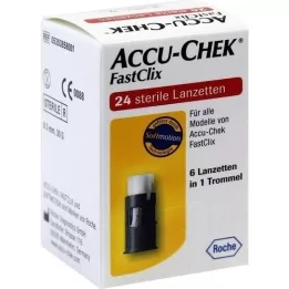 ACCU-CHEK Λαντσέτες FastClix, 24 τεμάχια