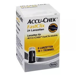 ACCU-CHEK Λαντσέτες FastClix, 24 τεμάχια