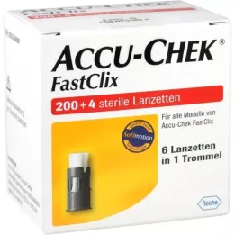 ACCU-CHEK Λαντσέτες FastClix, 204 τεμάχια