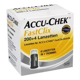 ACCU-CHEK Λαντσέτες FastClix, 204 τεμάχια