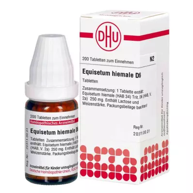 Δισκία Equisetum Hiemale D6 (200 τεμάχια)