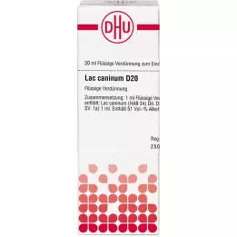 LAC CANINUM D 20 αραίωση, 20 ml