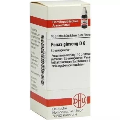 PANAX GINSENG D 6 σφαιρίδια, 10 g
