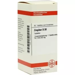 ZINGIBER D 30 δισκία, 80 κάψουλες