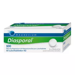 MAGNESIUM DIASPORAL 100 παστίλιες, 50 τεμάχια