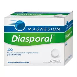 MAGNESIUM DIASPORAL 100 παστίλιες, 100 τεμάχια