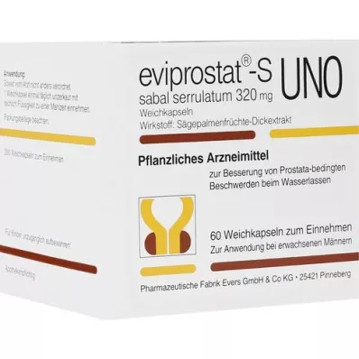 EVIPROSTAT-S sabal serrulatum 320 uno κάψουλες, 200 τεμάχια