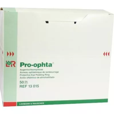 Μη αποστειρωμένες κομπρέσες Pro Ophta διάτρητες 13015 (50 τεμάχια)