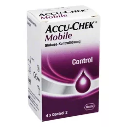 ACCU-CHEK Κινητό διάλυμα ελέγχου 4 απλικατέρ μίας χρήσης, 1X4 τεμ