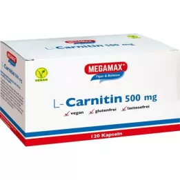 L-CARNITIN 500 mg κάψουλες Megamax, 120 κάψουλες