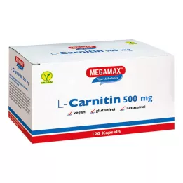 L-CARNITIN 500 mg κάψουλες Megamax, 120 κάψουλες