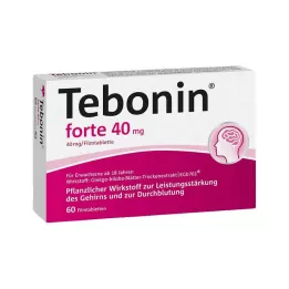 TEBONIN forte 40 mg επικαλυμμένα με λεπτό υμένιο δισκία, 60 τεμάχια