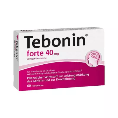 TEBONIN forte 40 mg επικαλυμμένα με λεπτό υμένιο δισκία, 60 τεμάχια