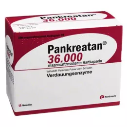 PANKREATAN 36.000 γαστροανθεκτικές σκληρές κάψουλες, 200 τεμάχια
