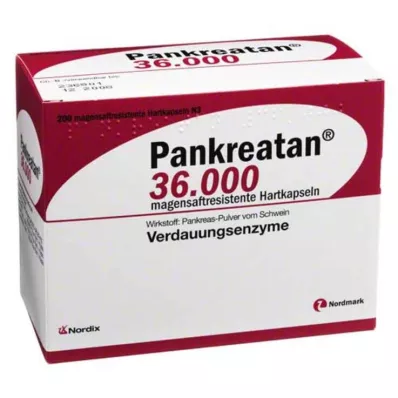 Pankreatan 36.000 γαστροανθεκτικές κάψουλες, 200 τεμάχια