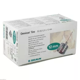 OMNICAN λεπτή βελόνα στυλό 0,33x12 mm, 100 τεμάχια