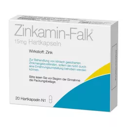 ZINKAMIN Falk 15 mg σκληρές κάψουλες, 20 τεμάχια