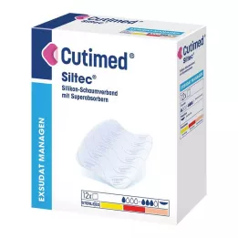 CUTIMED Αφρώδης επίδεσμος Siltec 5x6 cm μη αυτοκόλλητος, 12 τεμάχια