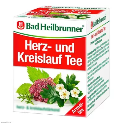 Σακουλάκια φίλτρου Bad Heilbrunner Tea Heart Circulation N, 8Χ1,5 γρ