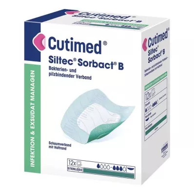 Επίδεσμος Cutimed Siltec Sorbact PU-12,5x12,5 cm, 12 τεμ