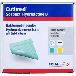 CUTIMED Συγκολλητικό Sorbact Hydroactive B Gel-V.7x8,5 cm, 12 τεμάχια