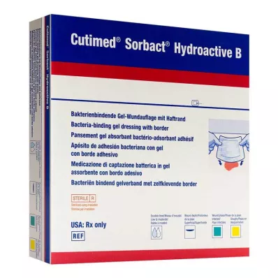 Cutimed Sorbact Hydroactive B Gel-V.14x14 cm sticky, 12 τεμ
